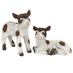 Design Toscano QM92305 12 1/2 Inch Set of Romeo and Juliet Goat Statues