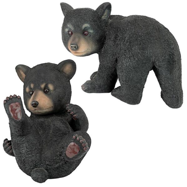 Design Toscano QM92592800 Set of Walking and Rolling Bear Cubs