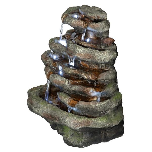 Design Toscano QN164061 21 Inch Ribbon Ridge Waterfall Fountain