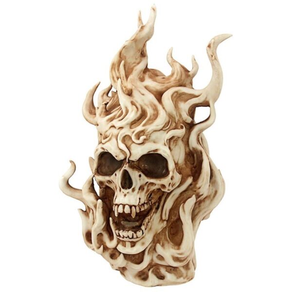 Design Toscano QS13 7 Inch Hells Flames Vampire Skull Statue