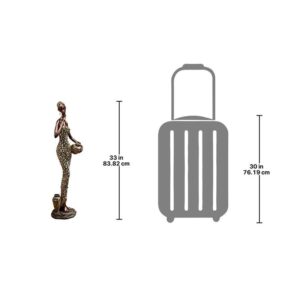 Design Toscano QS2166 7 1/2 Inch African Water Gatherer Statue