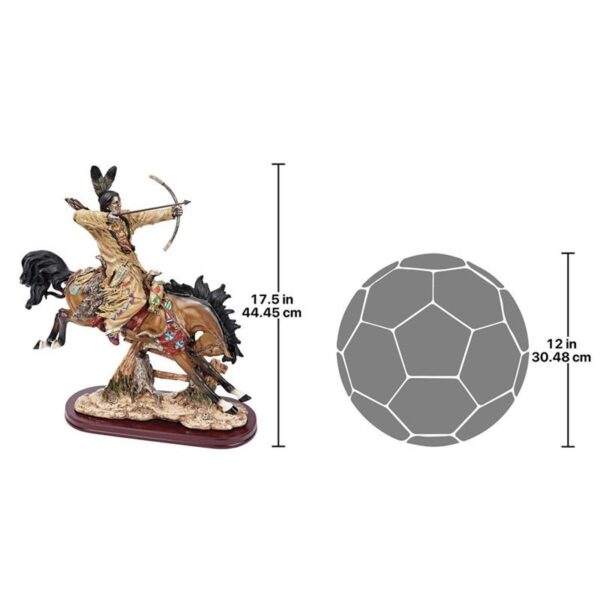 Design Toscano QS222877 17 Inch On the Hunt Statue