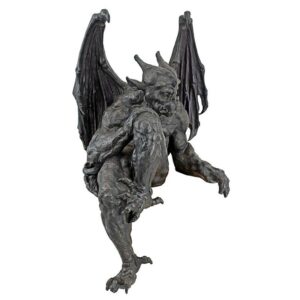 Design Toscano QS222893 9 1/2 Inch Old Studley Castle Gargoyle Sitter