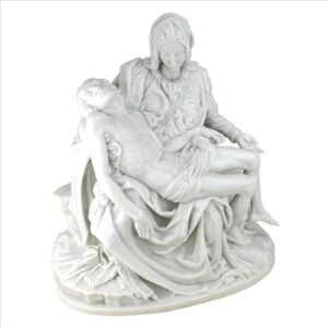 Design Toscano QS227254 17 Inch Pieta Bonded Marble Statue