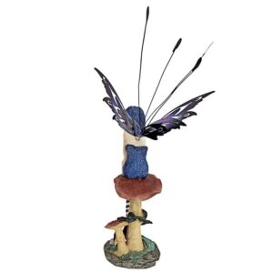 Design Toscano QS232725 8 1/2 Inch Sapphire Pepperwand Fairy Statue