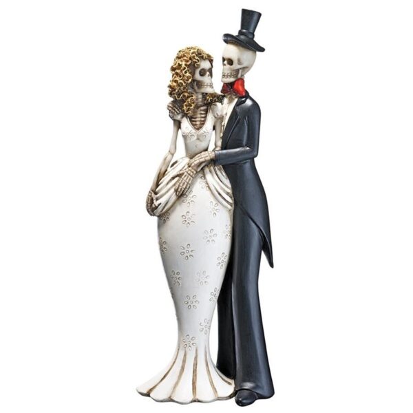 Design Toscano QS23564 3 1/2 Inch Day of The Dead Skelton Bride and Groom