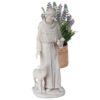 Design Toscano QS276335 4 Inch Bonded Marble St Francis of Assisi