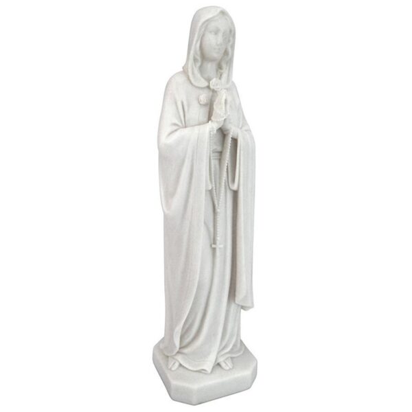 Design Toscano QS284214 4 1/2 Inch Blessed Virgin Mary Bonded Marble, Large