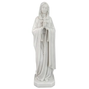 Design Toscano QS284214 4 1/2 Inch Blessed Virgin Mary Bonded Marble, Large