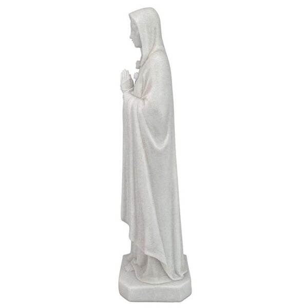 Design Toscano QS284214 4 1/2 Inch Blessed Virgin Mary Bonded Marble, Large