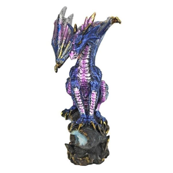 Design Toscano QS290928 8 1/2 Inch Geode Guardian Gothic Dragon Statue