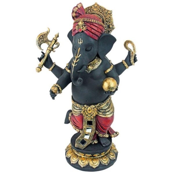 Design Toscano QS29199 8 1/2 Inch Standing Lord Ganesha Statue