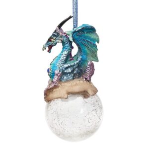 Design Toscano QS292913 3 1/2 Inch Frost The Gothic Dragon Holiday Ornament