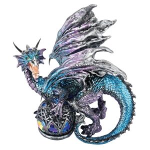 Design Toscano QS292978 8 Inch Fanged Shadow Dragon Statue