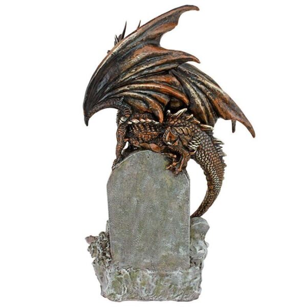 Design Toscano QS293454 8 Inch Cruel Wing Castle Graveyard Dragon