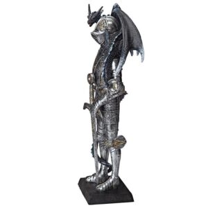 Design Toscano QS29357 7 Inch Knight with Dragon