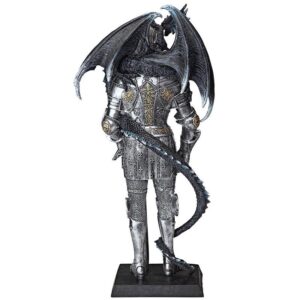 Design Toscano QS29357 7 Inch Knight with Dragon