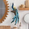 Design Toscano QS293866 6 Inch Peacock Wall Sculpture