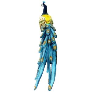 Design Toscano QS293866 6 Inch Peacock Wall Sculpture