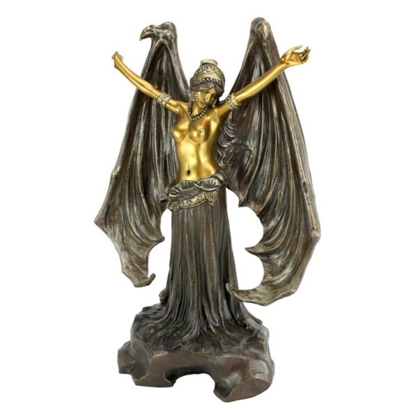 Design Toscano QS34759 9 1/2 Inch Mistress of the Night Dark Angel Statue