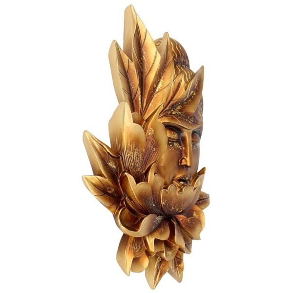 Design Toscano QS348192 8 1/2 Inch Buddha Lotus Wall Plaque