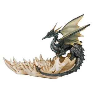 Design Toscano QS91305 9 Inch Jaw of the Dragon Offering Dish