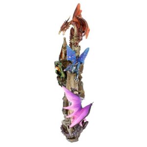 Design Toscano QS91309 17 Inch Battle of Valhalla Dragon Statue