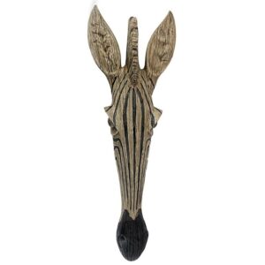 Design Toscano QS91790 6 1/2 Inch Zebra of The Savannah Mask