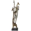 Design Toscano QS92050 4 1/2 Inch Zebra and Giraffe Menagerie Statue