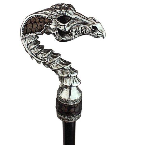 Design Toscano QS922493 2 Inch Drakkar Curved Neck Dragon Walking Stick