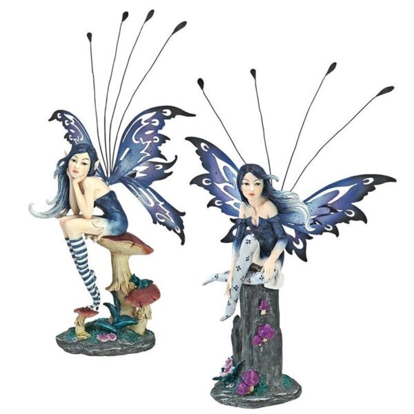 Design Toscano QS9232725 8 Inch Pepperwand Fairies, Set of 2