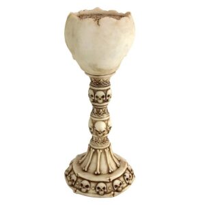 Design Toscano QS923844 3 1/2 Inch Skullduggery Candlesticks, Set of 2