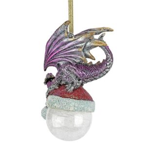 Design Toscano QS93522 5 Inch North Pole Dragon Holiday Ornament