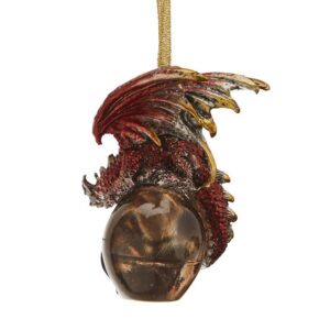 Design Toscano QS93847 2 Inch The Black Coal Dragon 2016 Holiday Ornament