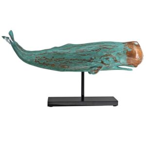 Design Toscano SD1120725 30 1/2 Inch Folk Art Whale Statue