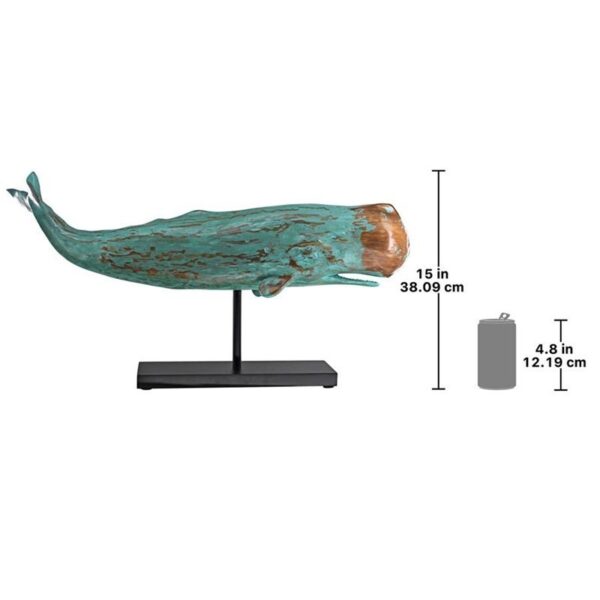 Design Toscano SD1120725 30 1/2 Inch Folk Art Whale Statue