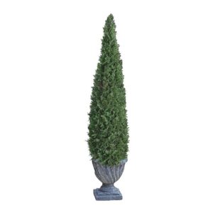 Design Toscano SE11158 12 Inch Cone Evergreen Topiary