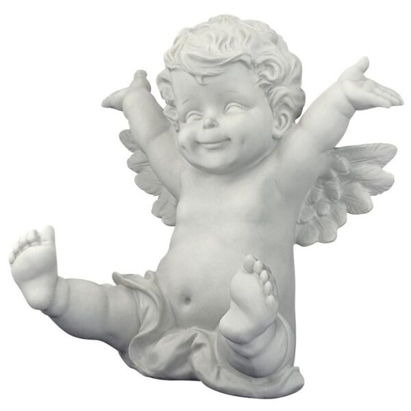 Design Toscano SH3042209 10 Inch Topsy Cherub Statue