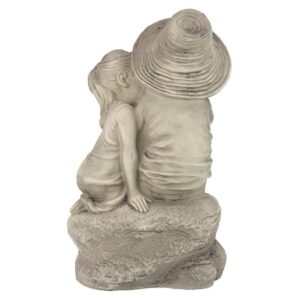 Design Toscano SH38019413 8 1/2 Inch Kissing Kids Boy and Girl Statue