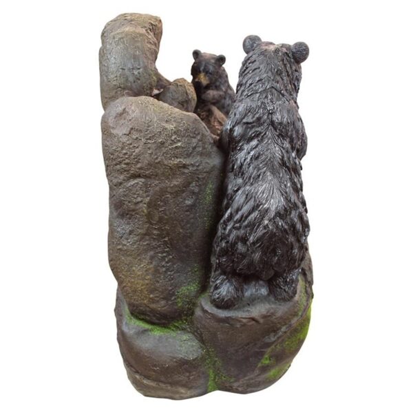 Design Toscano SH380324 19 1/2 Inch Grizzly Gulch Bears Fountain - Black