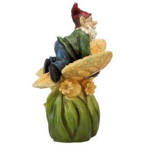 Design Toscano SH380879 16 /2 Inch On a Butterfly's Back Gnome Statue