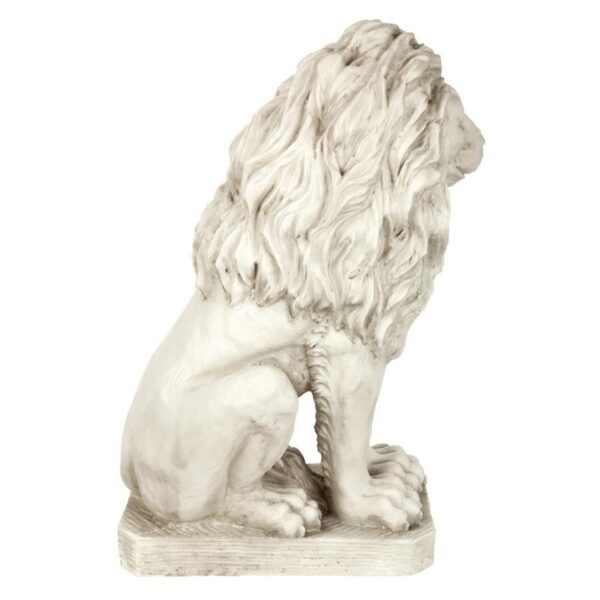 Design Toscano SH4210 12 1/2 Inch Mansfield Manor Lion Sentinel Statue