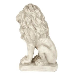 Design Toscano SH43 13 Inch Mansfield Manor Lion Looking Right