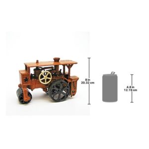 Design Toscano SP00246 4 Inch Steam Roller Replica Toy Tractor