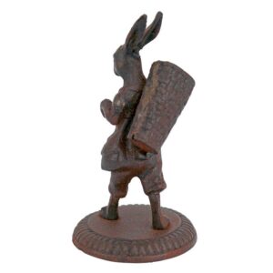 Design Toscano SP1341 3 1/2 Inch Wandering Rabbit Matchstick Holder