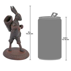 Design Toscano SP1341 3 1/2 Inch Wandering Rabbit Matchstick Holder