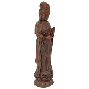 Design Toscano SP19006 4 1/2 Inch Goddess Guan Yin Iron Statue