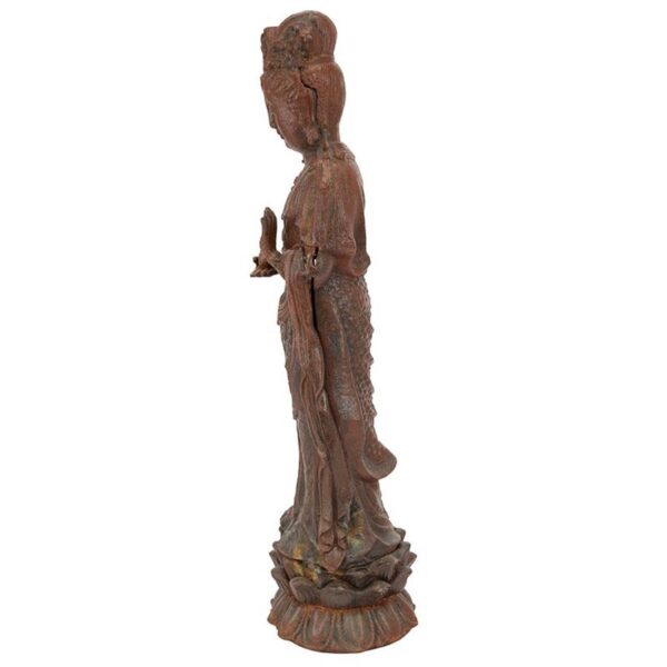 Design Toscano SP19006 4 1/2 Inch Goddess Guan Yin Iron Statue