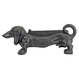 Design Toscano SP2700 13 1/2 Inch Weiner Dog Cast Iron Boot Scraper