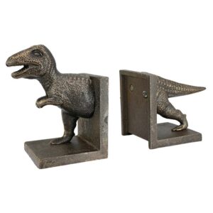 Design Toscano SP2814 11 1/2 Inch T-Rex Dinosaur Bookend Set